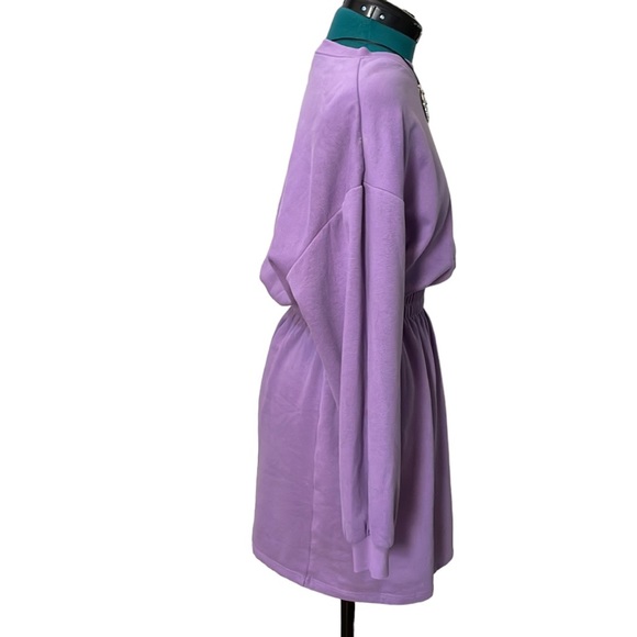 H&M Divided Sweatshirt Dress Juniors/Women Lavender Size S - Picture 4 of 5